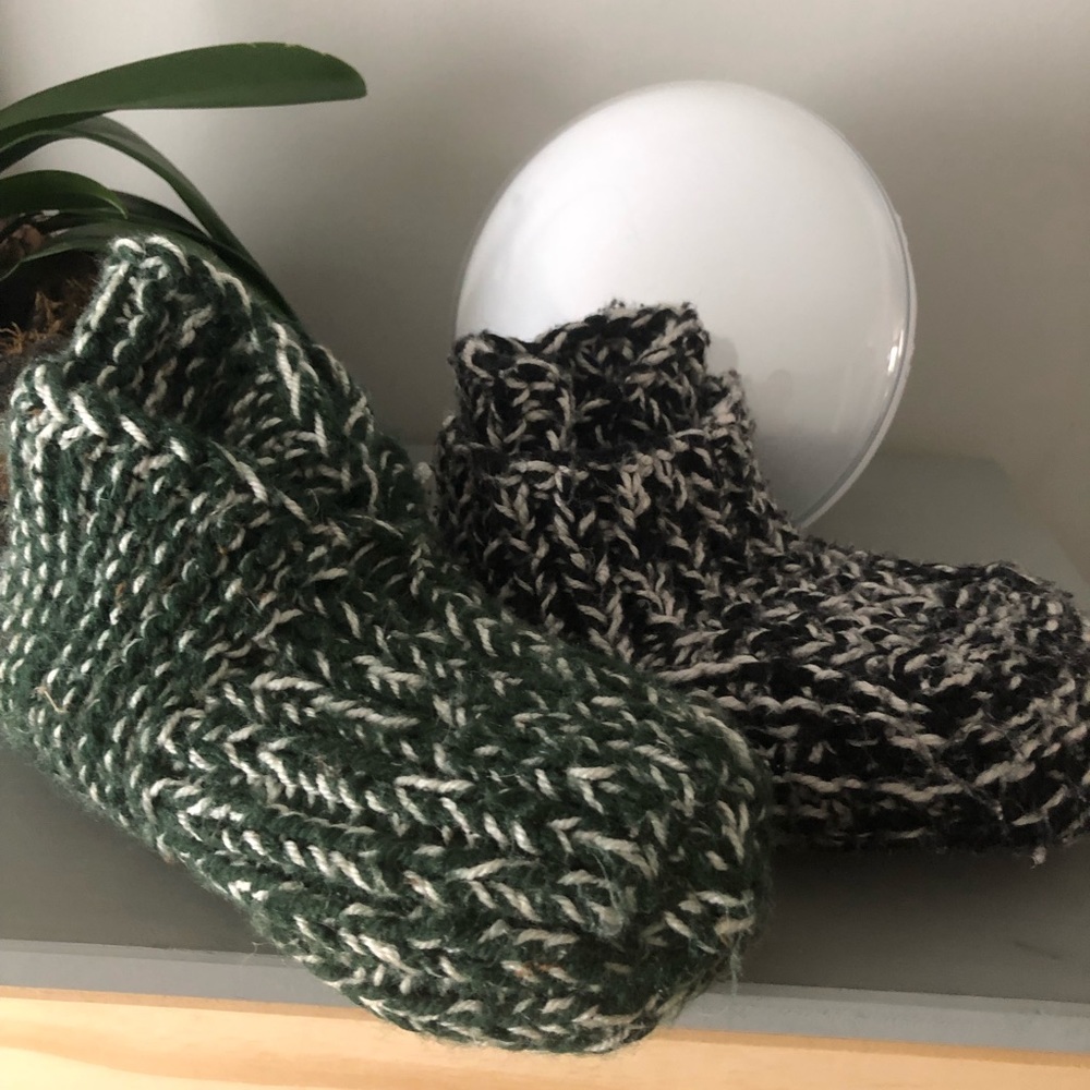 Crochet home slipper